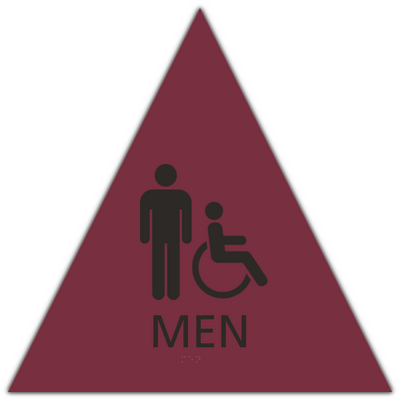 Best Western Contemporary - California Door Men's Handicap Restroom