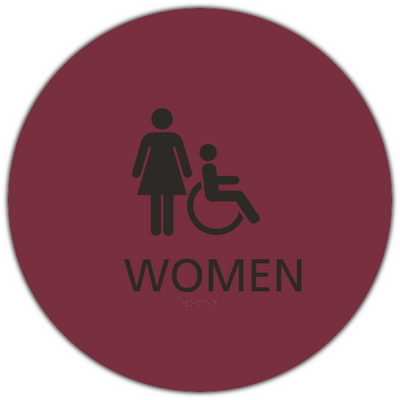 Best Western Contemporary - California Door Women's Handicap Restroom