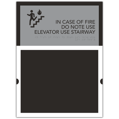 Best Western Contemporary - Corridor Evacuation Plan W/ In Case Of Fire Use Stairs Do Not Use Elevator