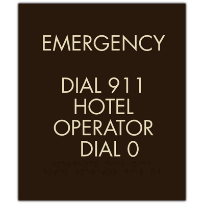 Comfort 2018 - Emergency Phone/Dial 911