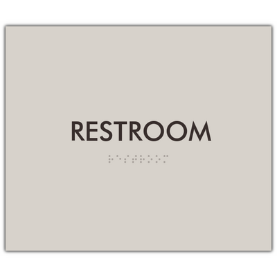 Element Restroom Utility Room ID sign