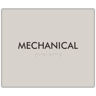 Element Mechanical Utility Room Id Sign