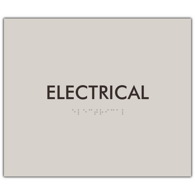 Element Electrical Utility Room ID sign