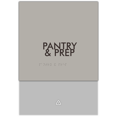 Element Pantry & Prep ID sign