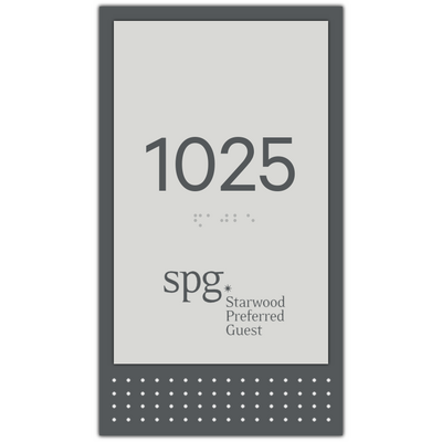 Sheraton 2016 - Sheraton SPG Guestroom ID Sign