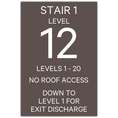Sheraton Stairwell Level ID