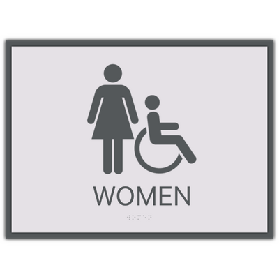 Sheraton Women's Accessible Sign