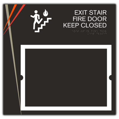 Exit Stair With Map - California